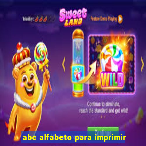 abc alfabeto para imprimir